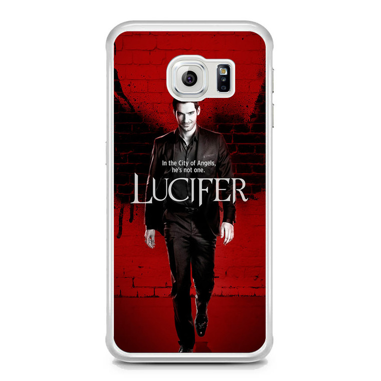 Lucifer Poster Samsung Galaxy S6 Edge Case