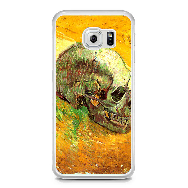 Van Gogh skull Samsung Galaxy S6 Edge Case