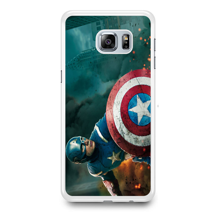 avengers captain america shield Samsung Galaxy S6 Edge Plus Case