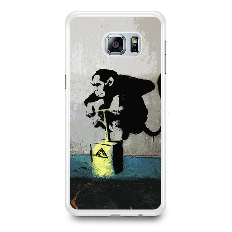 Banksy Monkey Samsung Galaxy S6 Edge Plus Case