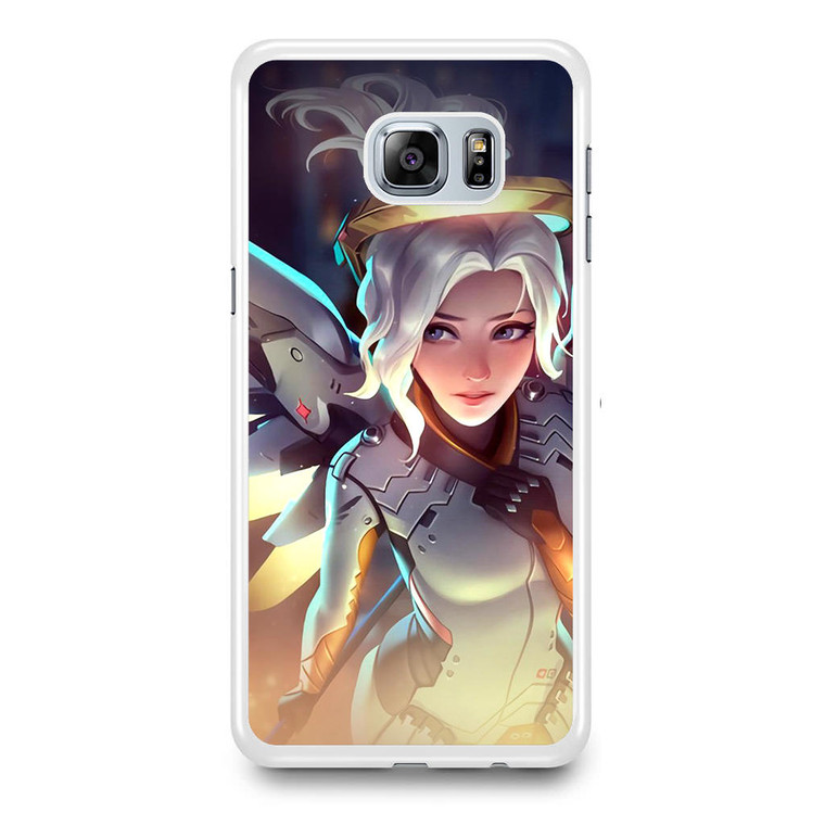 Mercy Overwatch Angel Healer Samsung Galaxy S6 Edge Plus Case