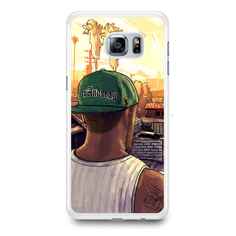 Gta San Andreas Artwork Samsung Galaxy S6 Edge Plus Case