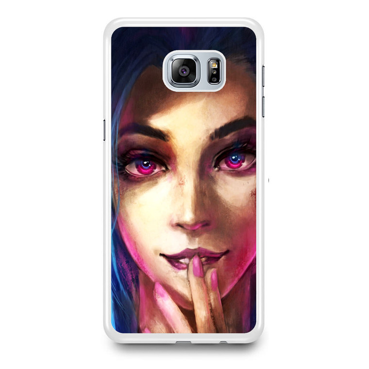 Jinx League Of Legends Painting Samsung Galaxy S6 Edge Plus Case