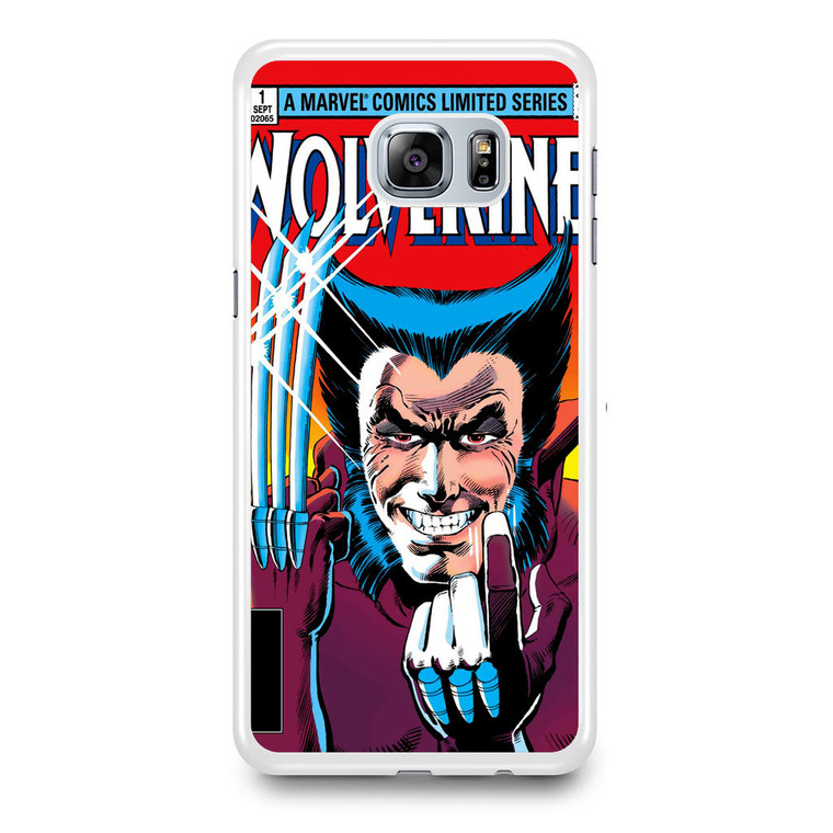 Marvel Comics Cover Wolverine Samsung Galaxy S6 Edge Plus Case