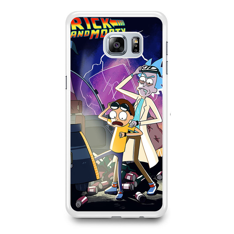 Rick And Morty Back To The Future Samsung Galaxy S6 Edge Plus Case