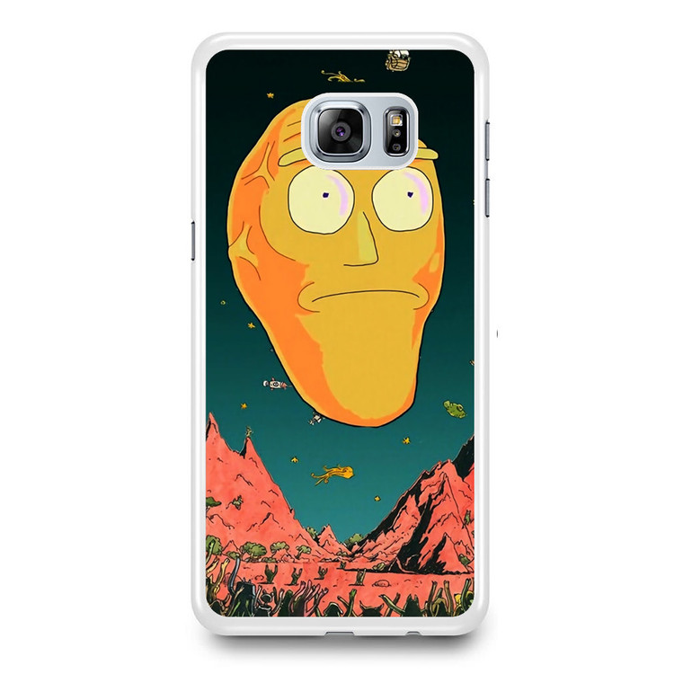 Rick And Morty Giant Heads Samsung Galaxy S6 Edge Plus Case