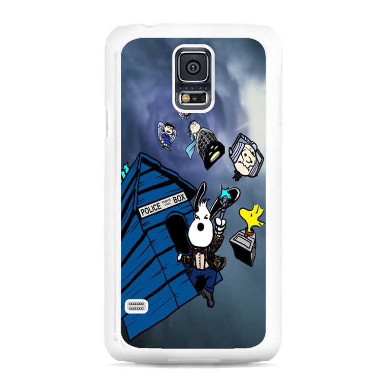 Snoopy Tardis Dr Who Samsung Galaxy S5 Case