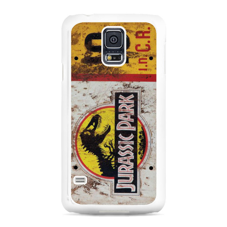 Jurassic Park Jeep License Number 10 Samsung Galaxy S5 Case