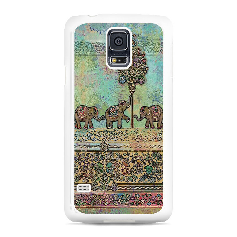 Classic Elephant Pattern Samsung Galaxy S5 Case