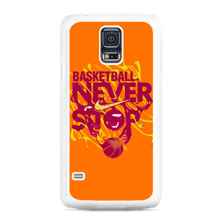 Neverstop Basketball Nike Samsung Galaxy S5 Case