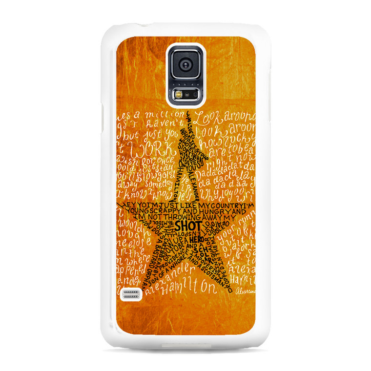 Hamilton Musical Lyrics Samsung Galaxy S5 Case