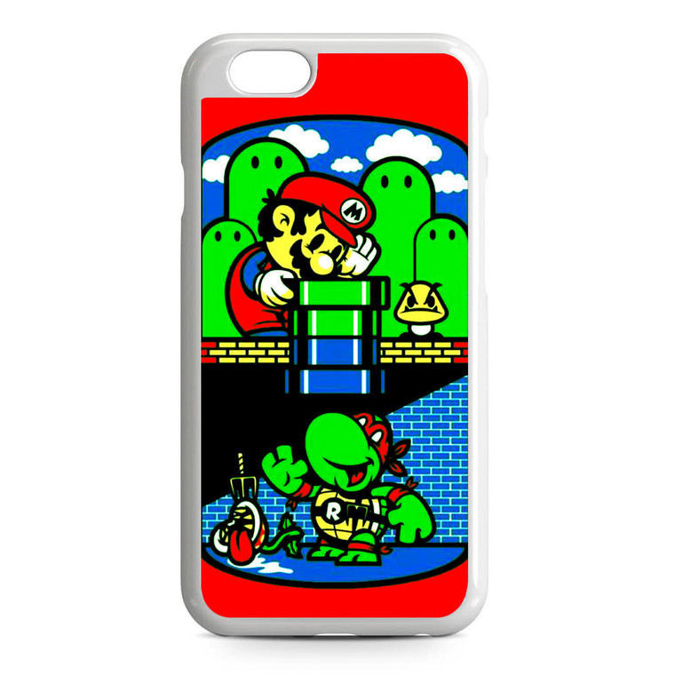 Super Mario Bros Help TMNT iPhone 6/6S Case