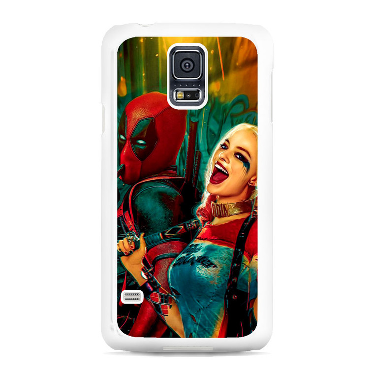 Suicide Squad Harley Quinn and Deadpool Samsung Galaxy S5 Case