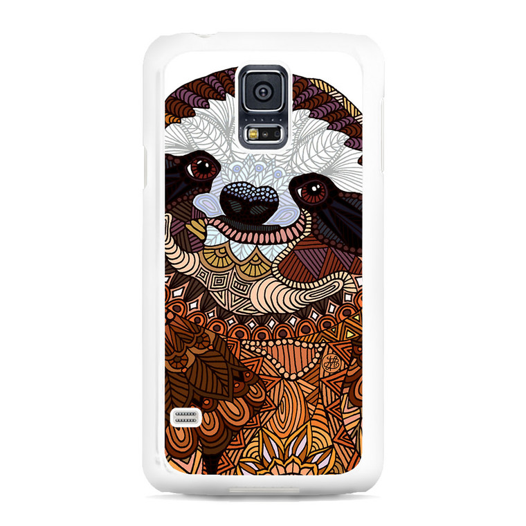 Sloth Etnik Pattern Samsung Galaxy S5 Case