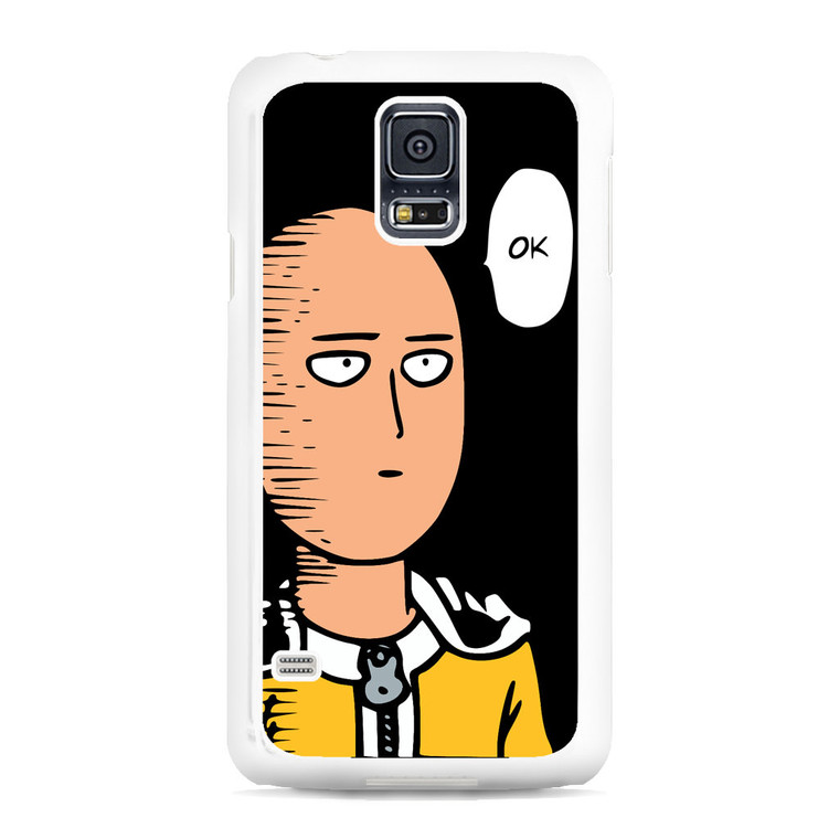 Saitama Poker Face1 Samsung Galaxy S5 Case