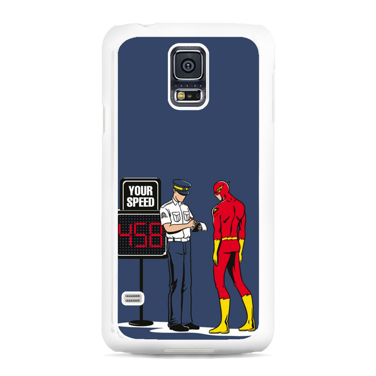 The Flash And The Cop Samsung Galaxy S5 Case