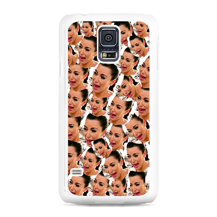 Kim Kardashian Crying Collage Samsung Galaxy S5 Case