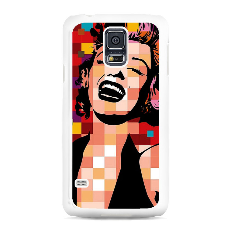 Marilyn Monroe Pixel Art Samsung Galaxy S5 Case