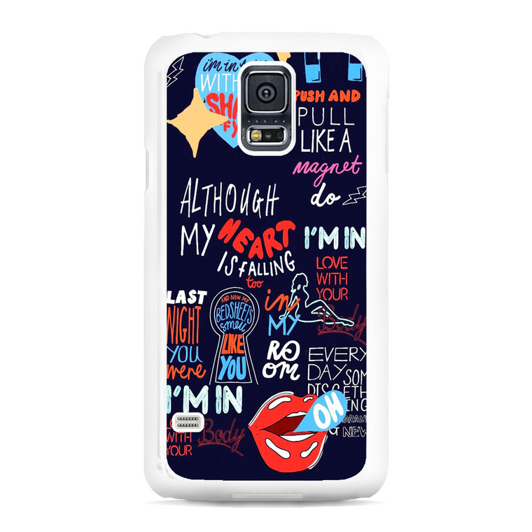 Shape Of You Lyrics Samsung Galaxy S5 Case