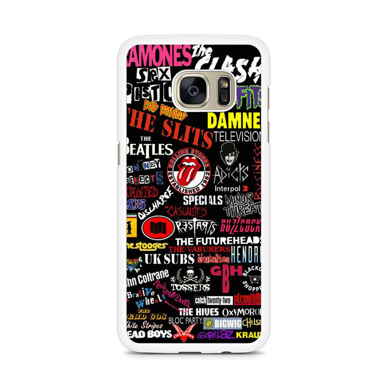 All Band Logo Samsung Galaxy S7 Edge Case