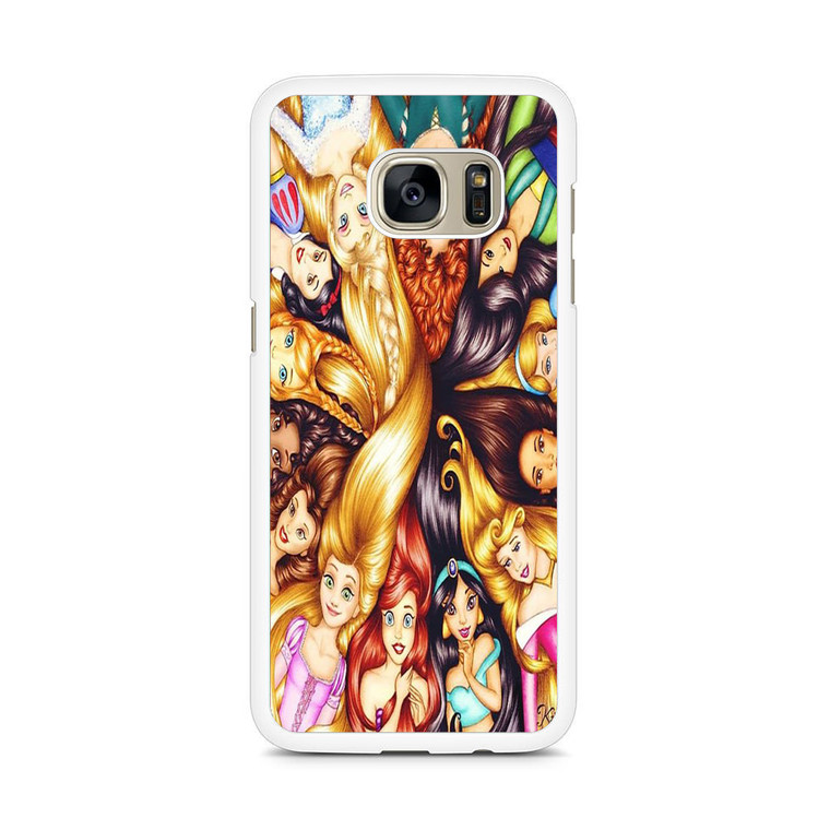 Princess Disney Hair Center Samsung Galaxy S7 Edge Case