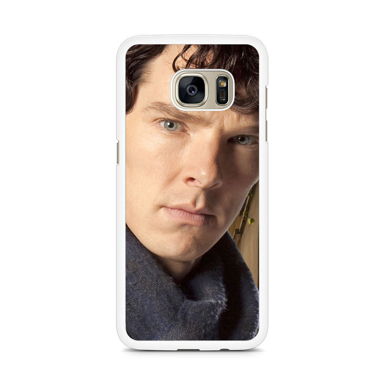 BBC Sherlock Benedict Cumberbatch Hipster Samsung Galaxy S7 Edge Case