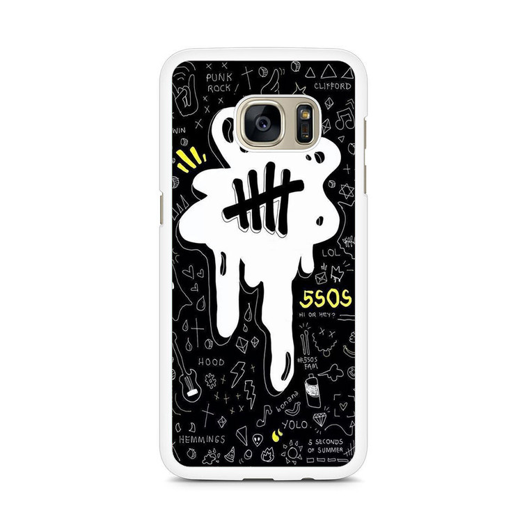 5SOS Melting Samsung Galaxy S7 Edge Case