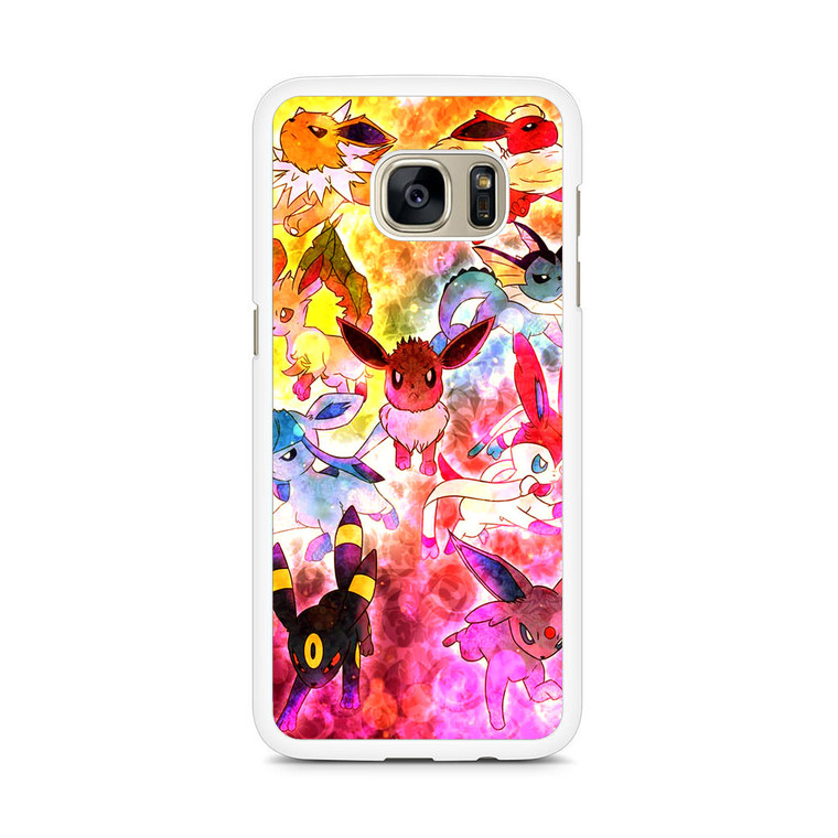 Pokemon Eevee Collage Samsung Galaxy S7 Edge Case