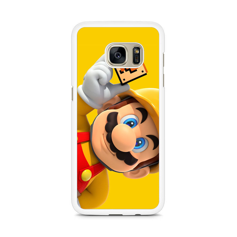 Super Mario Maker Samsung Galaxy S7 Edge Case