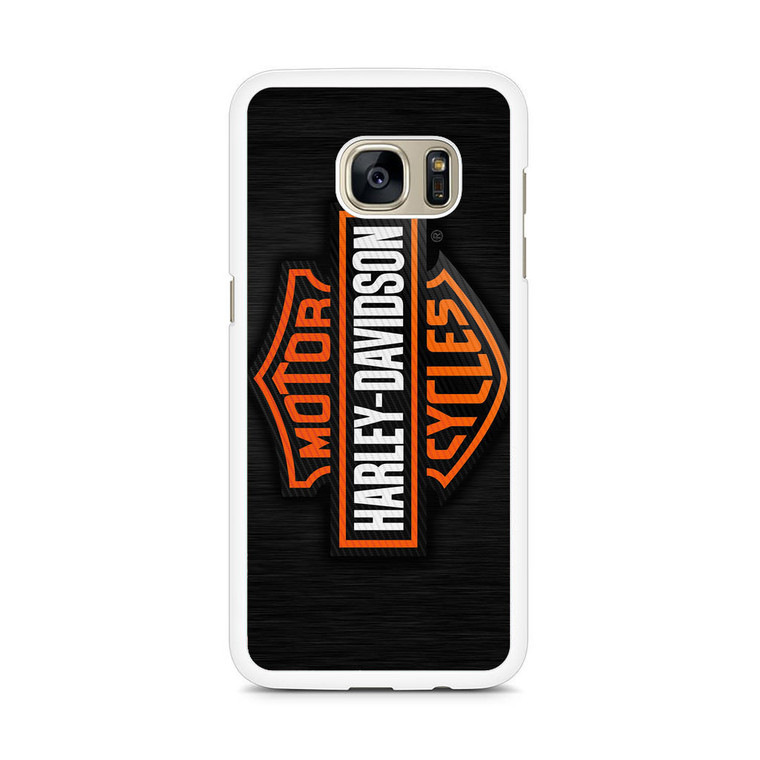 Motor Harley Davidson Logo Samsung Galaxy S7 Edge Case