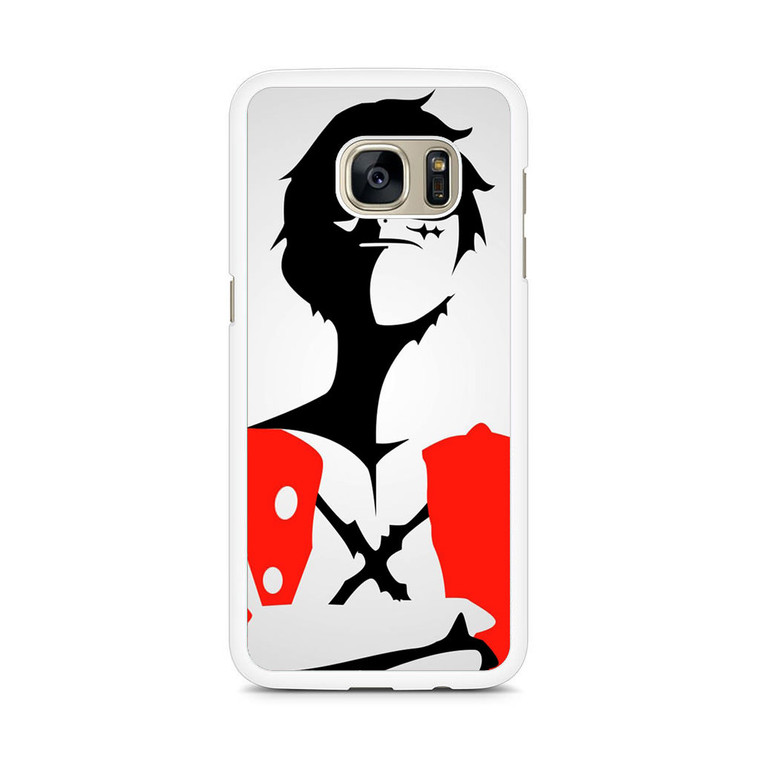 One Piece Luffy X Mark Samsung Galaxy S7 Edge Case