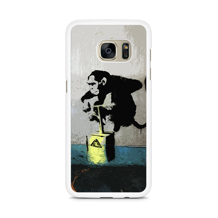 Banksy Monkey Samsung Galaxy S7 Edge Case