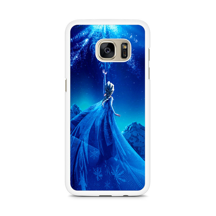 Elsa Frozen Queen Disney Illustration Samsung Galaxy S7 Edge Case