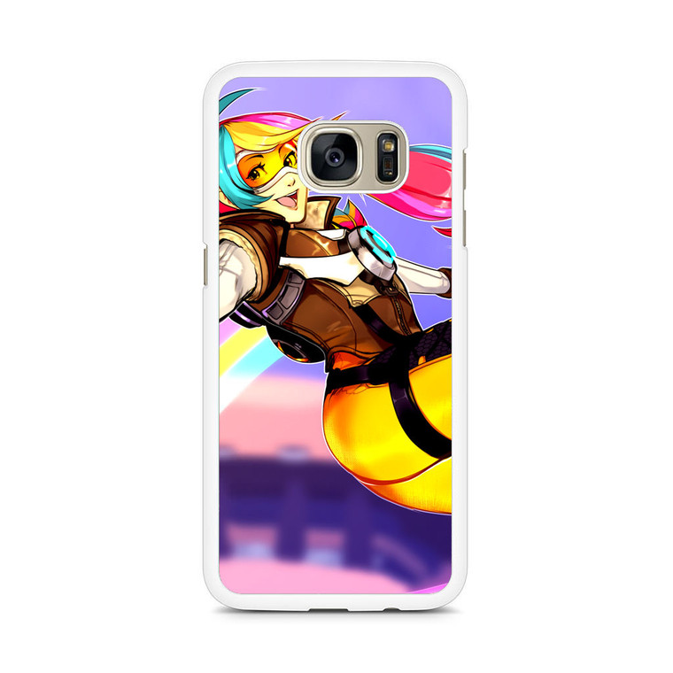 Overwatch Tracer Samsung Galaxy S7 Edge Case