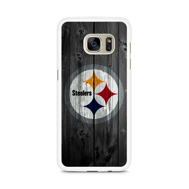 Pittsburgh Steelers Wood Samsung Galaxy S7 Edge Case