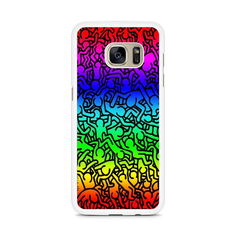 Keith Haring Samsung Galaxy S7 Edge Case