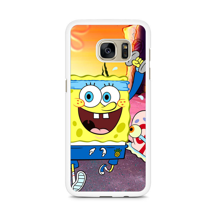 Racing SpongeBob Samsung Galaxy S7 Edge Case