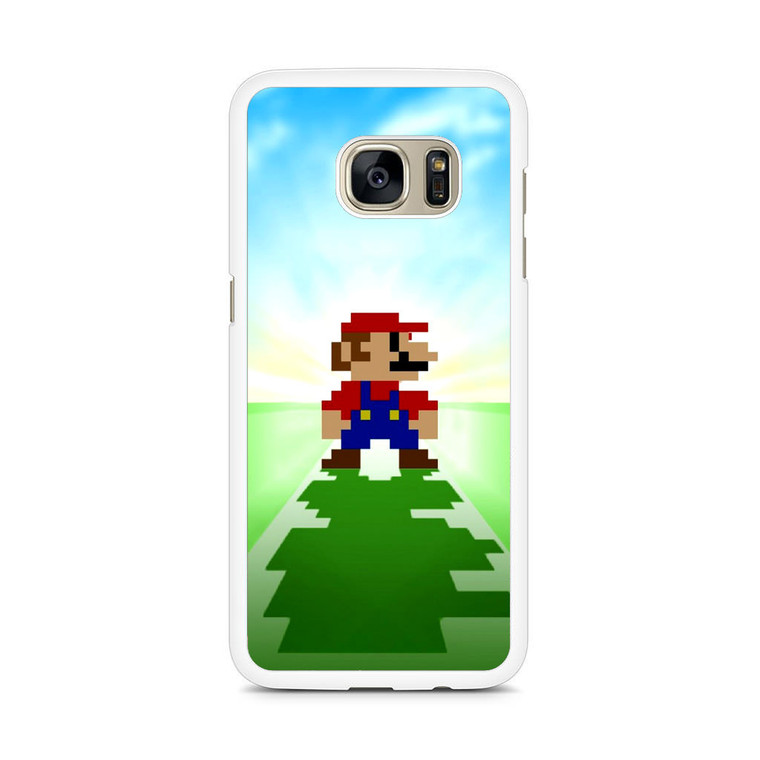 Super Mario Bros Minecraft Samsung Galaxy S7 Edge Case