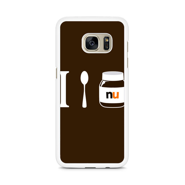 I Eat Nutella Samsung Galaxy S7 Edge Case