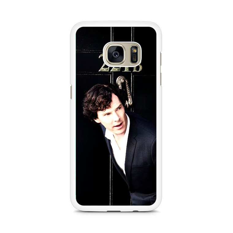 Benedict Cumberbatch Sherlock Holmes 221B Samsung Galaxy S7 Edge Case