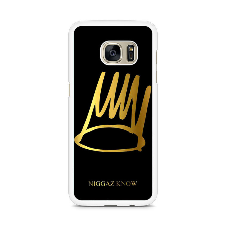 J Cole Crown Born Sinner Samsung Galaxy S7 Edge Case