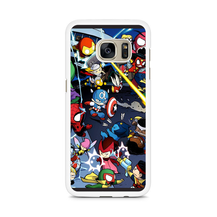 Tsum Tsum Marvel War Samsung Galaxy S7 Edge Case