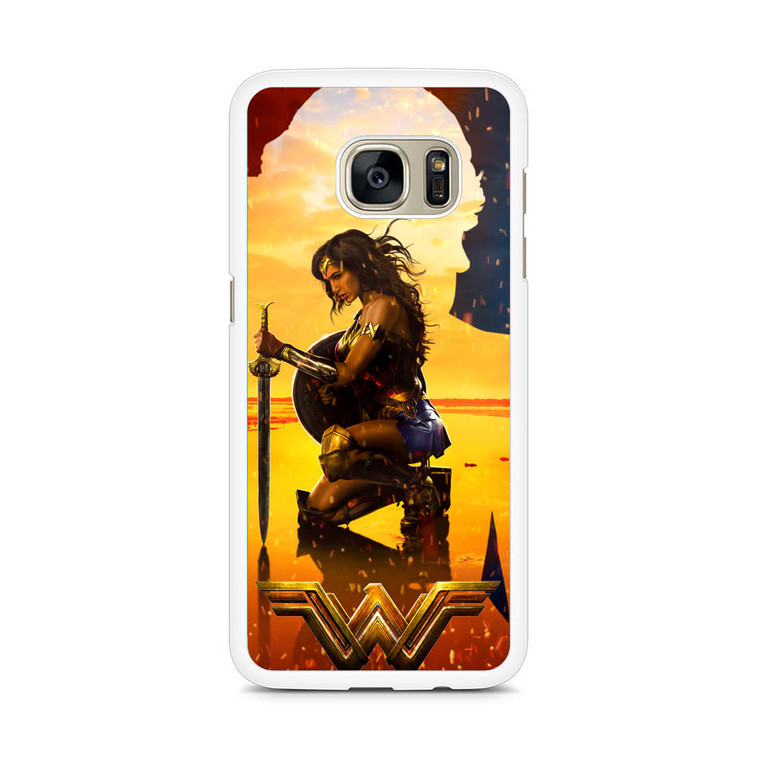 Wonder Woman Artwork Samsung Galaxy S7 Edge Case