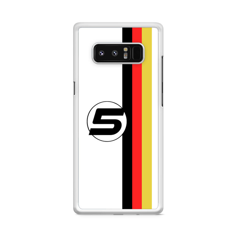 Sebastian Vettel #5 Samsung Galaxy Note 8 Case