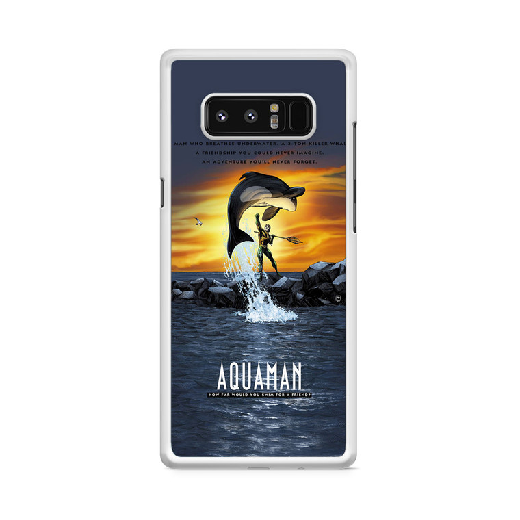Aquaman Poster Samsung Galaxy Note 8 Case