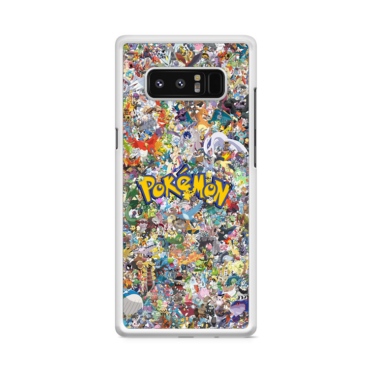 All Pokemon Considered Samsung Galaxy Note 8 Case