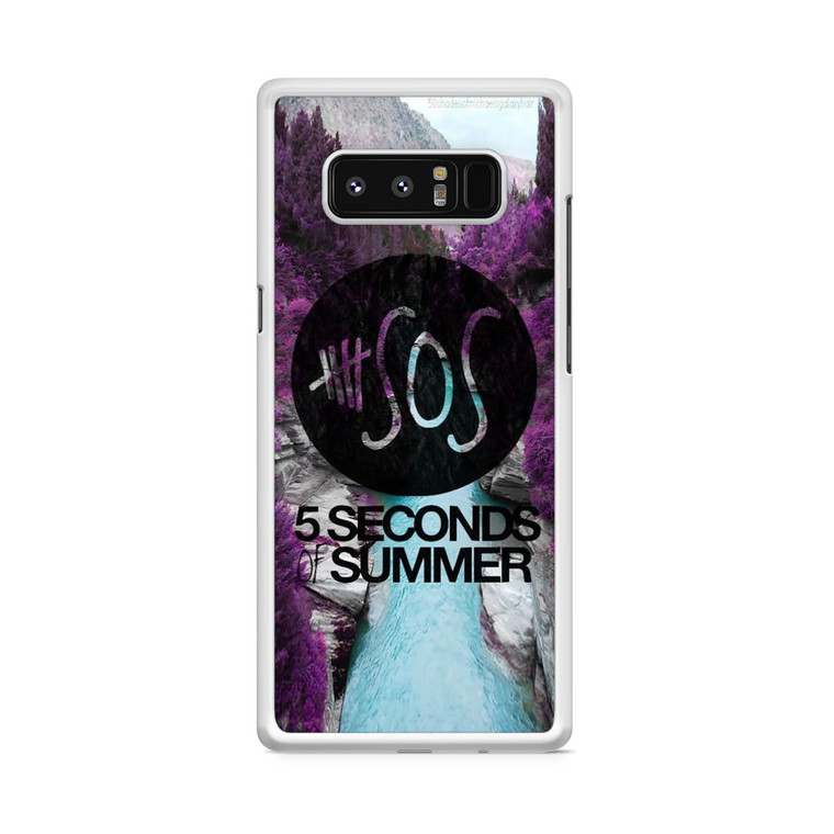 5 SOS Natural Blossom Samsung Galaxy Note 8 Case