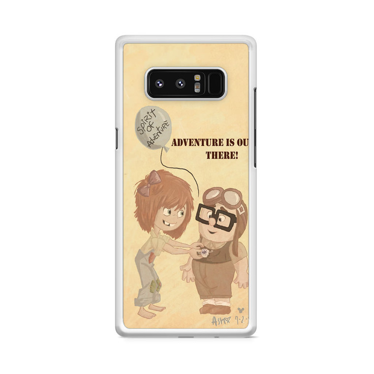 Adventure is Out There with Charlie and Ellie Samsung Galaxy Note 8 Case