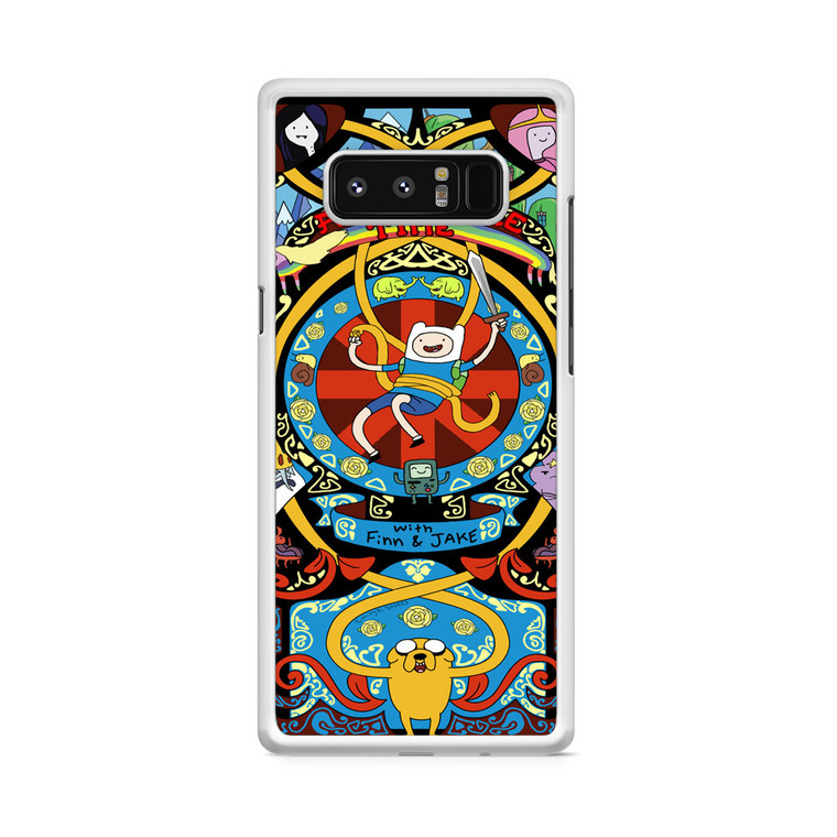 Adventure Time Art Finn and Jake Samsung Galaxy Note 8 Case