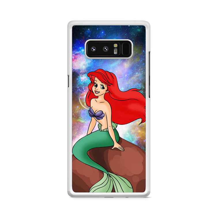 Ariel Little Mermaid In Galaxy Space Samsung Galaxy Note 8 Case